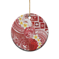 Tonga Christmas Ceramic Ornament Kilisimasi Fiefia Retro Style Red LT05 - Polynesian Pride