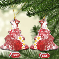 Tonga Christmas Ceramic Ornament Kilisimasi Fiefia Retro Style Red LT05 Christmas Tree Red - Polynesian Pride