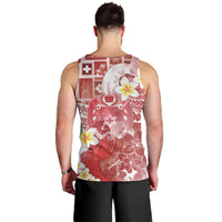 Tonga Christmas Men Tank Top Kilisimasi Fiefia Retro Style Red - Polynesian Pride