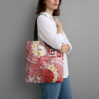 Tonga Christmas Tote Bag Kilisimasi Fiefia Retro Style Red - Polynesian Pride