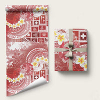 Tonga Christmas Wrapping Paper Kilisimasi Fiefia Retro Style Red - Polynesian Pride