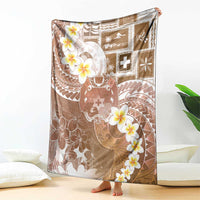 Tonga Christmas Blanket Kilisimasi Fiefia Retro Style Brown - Polynesian Pride