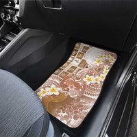 Tonga Christmas Car Mats Kilisimasi Fiefia Retro Style Brown LT05 - Polynesian Pride