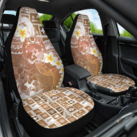 Tonga Christmas Car Seat Cover Kilisimasi Fiefia Retro Style Brown LT05 One Size Brown - Polynesian Pride
