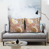 Tonga Christmas Pillow Cover Kilisimasi Fiefia Retro Style Brown - Polynesian Pride