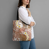 Tonga Christmas Tote Bag Kilisimasi Fiefia Retro Style Brown - Polynesian Pride
