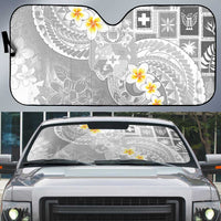 Tonga Christmas Auto Sun Shade Kilisimasi Fiefia Retro Style White LT05 White - Polynesian Pride