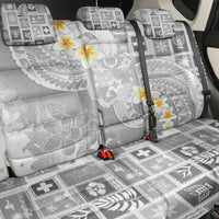 Tonga Christmas Back Car Seat Cover Kilisimasi Fiefia Retro Style White LT05 - Polynesian Pride
