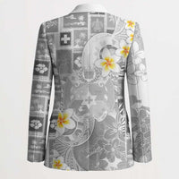Tonga Christmas Blazer Kilisimasi Fiefia Retro Style White - Polynesian Pride