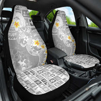 Tonga Christmas Car Seat Cover Kilisimasi Fiefia Retro Style White LT05 One Size White - Polynesian Pride