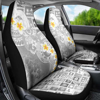 Tonga Christmas Car Seat Cover Kilisimasi Fiefia Retro Style White LT05 - Polynesian Pride