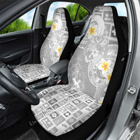Tonga Christmas Car Seat Cover Kilisimasi Fiefia Retro Style White LT05 - Polynesian Pride