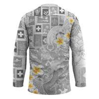 Tonga Christmas Hockey Jersey Kilisimasi Fiefia Retro Style White - Polynesian Pride