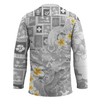 Tonga Christmas Hockey Jersey Kilisimasi Fiefia Retro Style White LT05 - Polynesian Pride