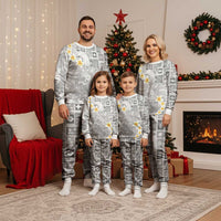 Tonga Christmas Pajama Set Kilisimasi Fiefia Retro Style White LT05 - Polynesian Pride