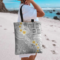 Tonga Christmas Tote Bag Kilisimasi Fiefia Retro Style White - Polynesian Pride