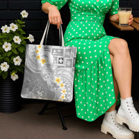 Tonga Christmas Tote Bag Kilisimasi Fiefia Retro Style White - Polynesian Pride