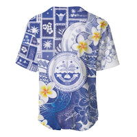 Federated States Of Micronesia Christmas Baseball Jersey Retro Style Bright Version - Polynesian Pride