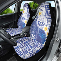 Federated States Of Micronesia Christmas Car Seat Cover Retro Style Bright Version LT05 - Polynesian Pride