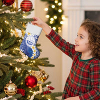 Federated States Of Micronesia Christmas Stocking Retro Style Bright Version - Polynesian Pride