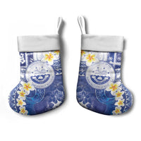 Federated States Of Micronesia Christmas Stocking Retro Style Bright Version - Polynesian Pride