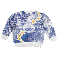 Federated States Of Micronesia Christmas Kid Ugly Christmas Sweater Retro Style Bright Version LT05 - Polynesian Pride