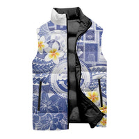 Federated States Of Micronesia Christmas Sleeveless Puffer Jacket Retro Style Bright Version - Polynesian Pride