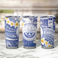 Federated States Of Micronesia Christmas Tumbler Cup Retro Style Bright Version - Polynesian Pride