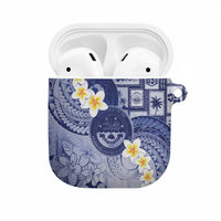 Federated States Of Micronesia Christmas AirPods Case Retro Style Dark Version - Polynesian Pride