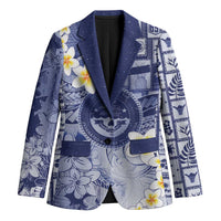 Federated States Of Micronesia Christmas Blazer Retro Style Dark Version - Polynesian Pride