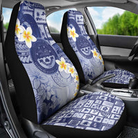 Federated States Of Micronesia Christmas Car Seat Cover Retro Style Dark Version LT05 - Polynesian Pride