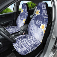 Federated States Of Micronesia Christmas Car Seat Cover Retro Style Dark Version LT05 - Polynesian Pride