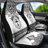 Personalised Melanesian Brotherhood Car Seat Cover With Tribal Pattern - Polynesian Pride