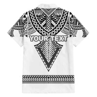 Personalised Melanesian Brotherhood Family Matching Off Shoulder Maxi Dress and Hawaiian Shirt With Tribal Pattern - Polynesian Pride