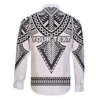 Personalised Melanesian Brotherhood Family Matching Off Shoulder Short Dress and Hawaiian Shirt With Tribal Pattern - Polynesian Pride