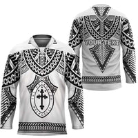 Personalised Melanesian Brotherhood Hockey Jersey With Tribal Pattern - Polynesian Pride