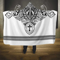 Personalised Melanesian Brotherhood Hooded Blanket With Tribal Pattern - Polynesian Pride