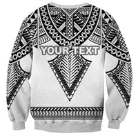 Personalised Melanesian Brotherhood Sweatshirt With Tribal Pattern - Polynesian Pride