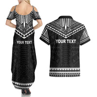 Personalised Melanesian Brotherhood Couples Matching Summer Maxi Dress and Hawaiian Shirt Ministry Faith And Mission - Polynesian Pride
