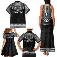 Personalised Melanesian Brotherhood Family Matching Tank Maxi Dress and Hawaiian Shirt Ministry Faith And Mission LT05 - Polynesian Pride
