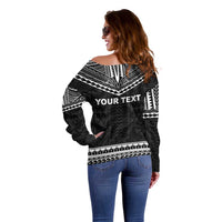 Personalised Melanesian Brotherhood Off Shoulder Sweater Ministry Faith And Mission LT05 - Polynesian Pride