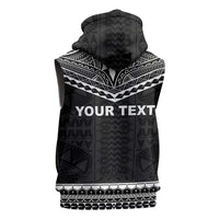 Personalised Melanesian Brotherhood Sleeveless Zip Hoodie Ministry Faith And Mission - Polynesian Pride