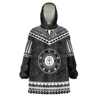 Personalised Melanesian Brotherhood Wearable Blanket Hoodie Ministry Faith And Mission - Polynesian Pride