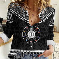 Personalised Melanesian Brotherhood Women Casual Shirt Ministry Faith And Mission - Polynesian Pride