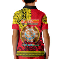 Papua New Guinea Kid Polo Shirt Melanesian Festival 2023 LT6 - Polynesian Pride
