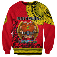 Papua New Guinea Sweatshirt Melanesian Festival 2023 LT6 Unisex Red - Polynesian Pride