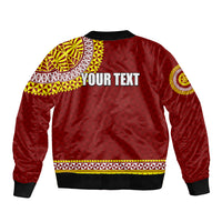 Tonga School Ha'apai High School Bomber Jacket Tribal Pattern LT6 - Polynesian Pride