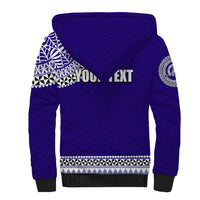 Tonga School Tupou College Sherpa Hoodie Tribal Pattern LT6 - Polynesian Pride