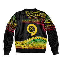 Custom Tribal Vanuatu Bomber Jacket Pround To Be A Ni-Van LT6 - Polynesian Pride