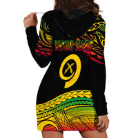 Custom Tribal Vanuatu Hoodie Dress Pround To Be A Ni-Van LT6 - Polynesian Pride